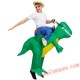 Adult Green Dinosaur Costume Inflatable T REX Costume