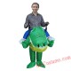 Inflatable Crocodile Cosplay Costume