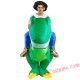 Green Dinosaur T Rex Blow Up Inflatable Costumes
