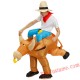 Adult Ride on Bull Inflatable Costume
