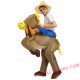 American Wild West Cowboy Knight Inflatable Costume