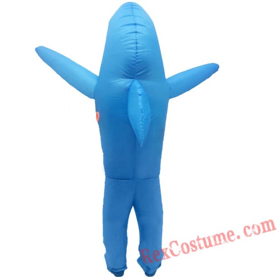 Inflatable Shark Costume Adult Blow Up Costume
