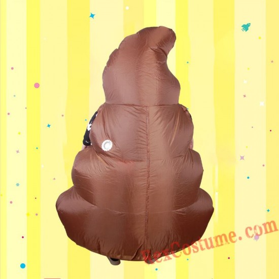 Funny Costume Inflatable Faeces Spoof Costume