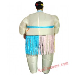 Funny Hawaiian Dance Inflatable Costume