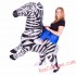 Adult Inflatable blow up Zebra Costume