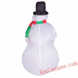 Adult Inflatable blow up Snowman Costume