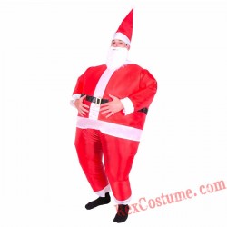 Adult Inflatable blow up Santa Costume