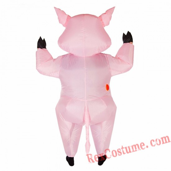 Adult Inflatable blow up Pig Costume