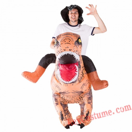 Adult Inflatable blow up Deluxe Dinosaur Costume