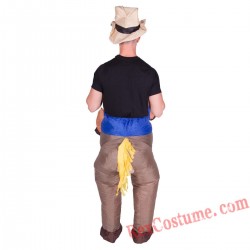 Adult Inflatable blow up Cowboy Costume