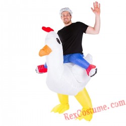 Adult Inflatable blow up Chicken Costume
