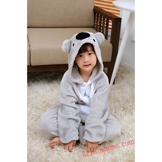 Koala Kigurumi Onesie Pajamas Cosplay Costumes for Kids