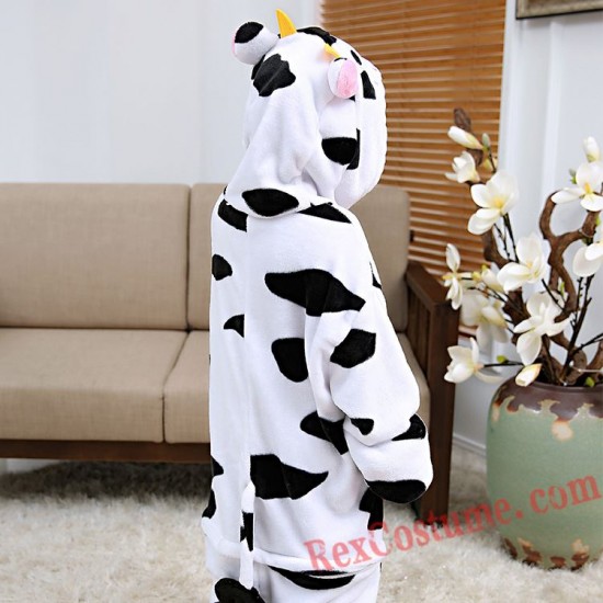 Cow Kigurumi Onesie Pajamas Cosplay Costumes for Kids