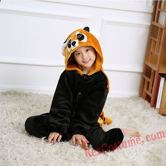 Raccoon Kigurumi Onesie Pajamas Cosplay Costumes for Kids