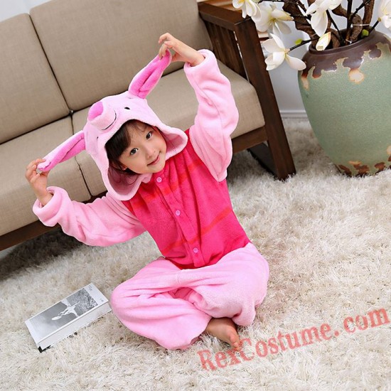 Pije pig Kigurumi Onesie Pajamas Cosplay Costumes for Kids