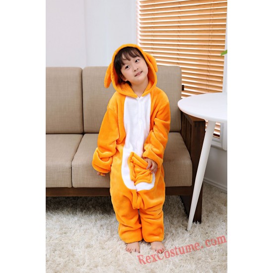 kangaroo Kigurumi Onesie Pajamas Cosplay Costumes for Kids