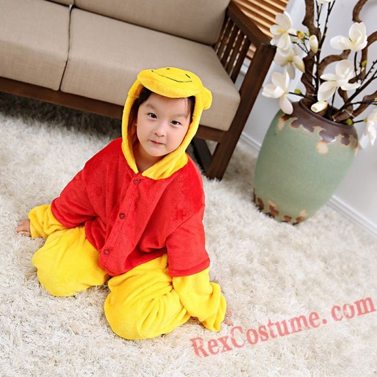 Winnie the Pooh Kigurumi Onesie Pajamas Cosplay Costumes for Kids