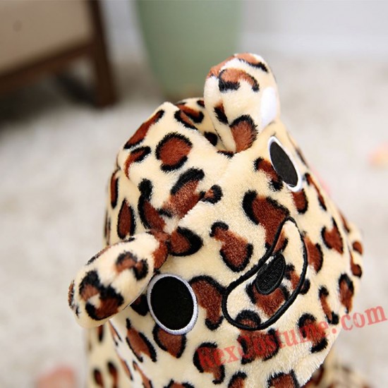leopard Kigurumi Onesie Pajamas Cosplay Costumes for Kids