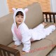 White cat Kigurumi Onesie Pajamas Cosplay Costumes for Kids