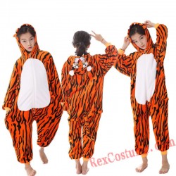 tiger Kigurumi Onesie Pajamas Cosplay Costumes for Kids