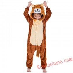 lion Kigurumi Onesie Pajamas Cosplay Costumes for Kids