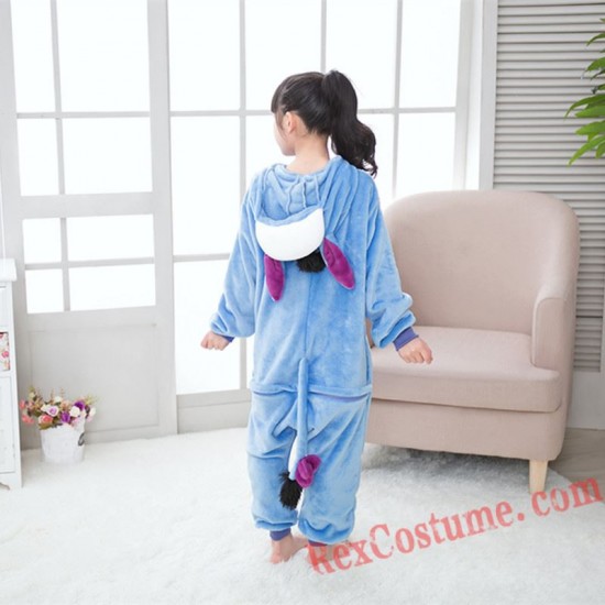 donkey Kigurumi Onesie Pajamas Cosplay Costumes for Kids