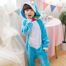 Jingle cat Kigurumi Onesie Pajamas Cosplay Costumes for Kids