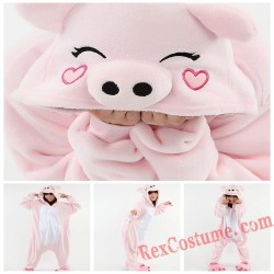Adult pig Kigurumi Onesie Pajamas Cosplay Costumes