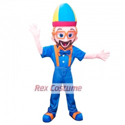 Blippi Farmer Mascot costume