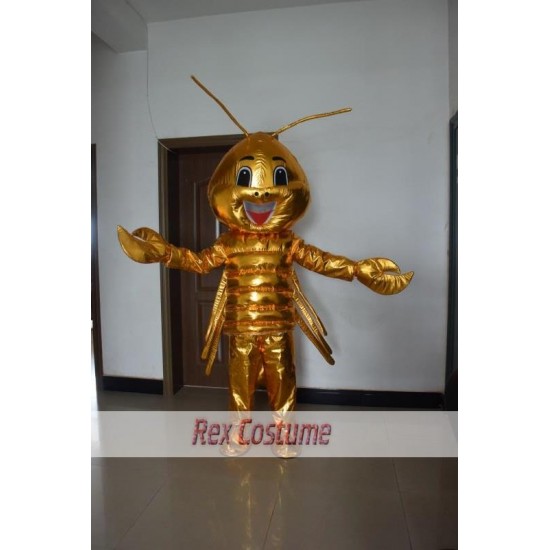 Gold Ant Mascot Costume