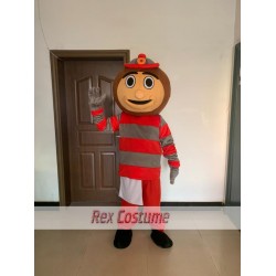 Brutus Mascot Costume Adult Brutus BuckeyeCostume