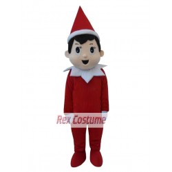 Christmas Boy Elf On The Shelf Mascot Costume