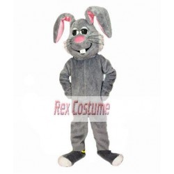 Easter Grey Bunny / Rabbit Mascot Costume