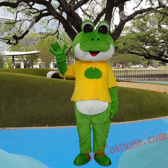 Frog Mascot Costume For Adults
