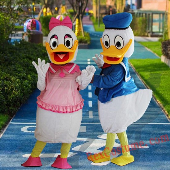Disney Donald Duck Mascot Costume For Adults