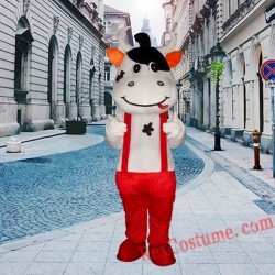 Cow Mascot Costume For Adults