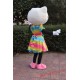 Hello Kitty Cat Mascot Costume For Adults