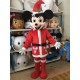 Disney Christmas Mickey Minnie Mouse Mascot Costume For Adults