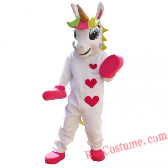 Unicorn Pony Mascot Costume for Adult