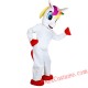Unicorn Flying Horse Mascot Costume Rainbow Pony