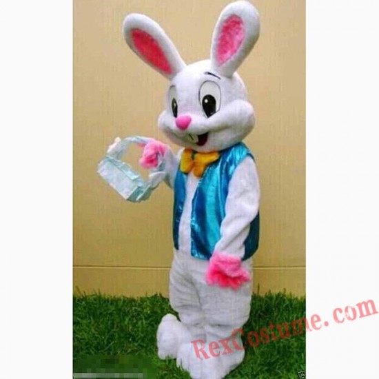 Easter Bunny Rabbit Mascot Costume Adult