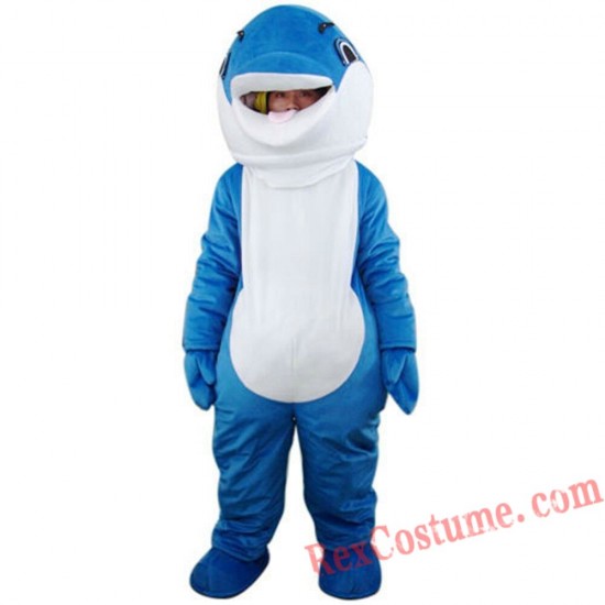 Dolphin Sea Animal Mascot Costume for Adult