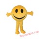 Adult Happy Emoji Smiling Face Mascot Costume for Adults