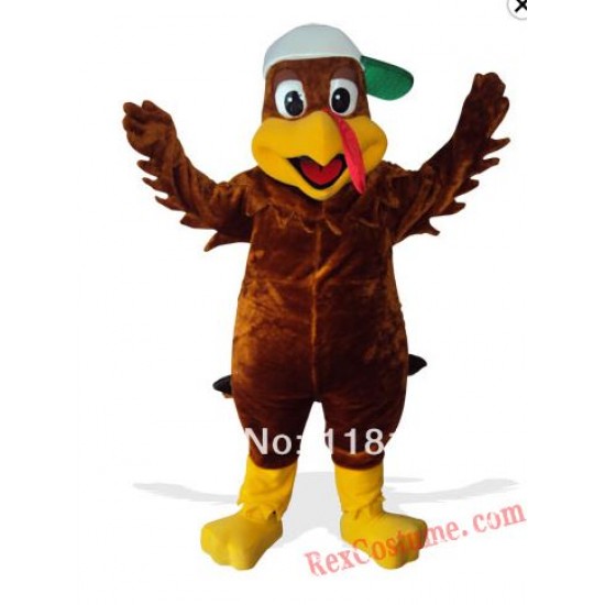 Thanksgiving Turkey Mascot Costume for Adult