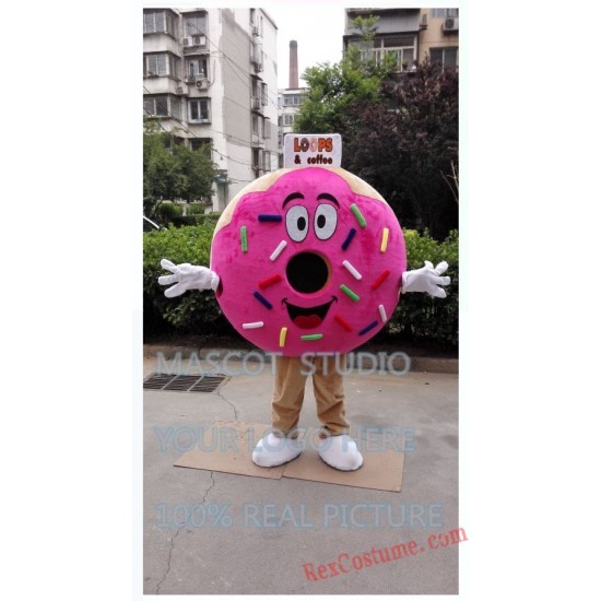 Donut Mascot Costume Pancake Food Costume for Adult