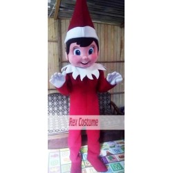 Christmas Boy Elf On The Shelf Mascot Costume