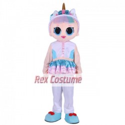 LOL Surprise Doll Unicorn Mascot Costume