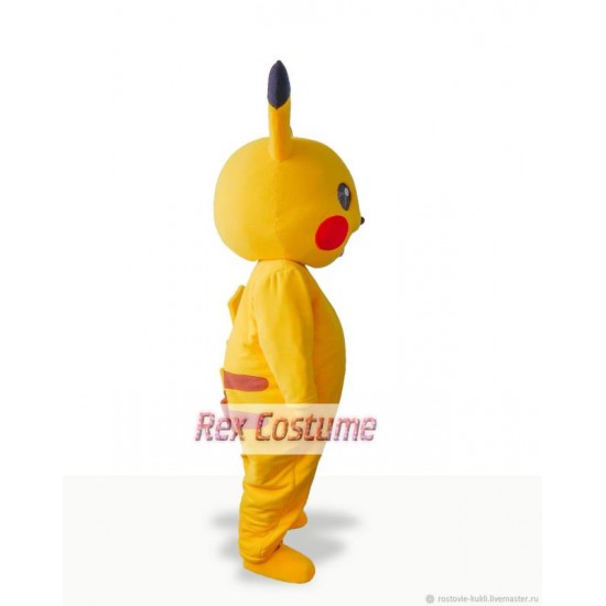 Cartoon Cosplay Pikachu Mascot Costume