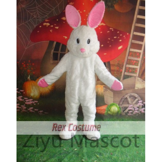 Easter White Bunny / Rabbit Mascot Costume