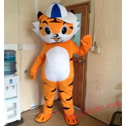 Tiger Boy Mascot Costume for Adult